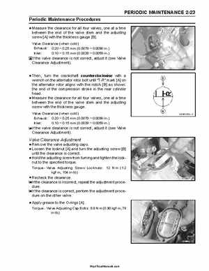 2004-2009 Kawasaki KFX 700 / KFX 700V Force Factory Service Manual, Page 40