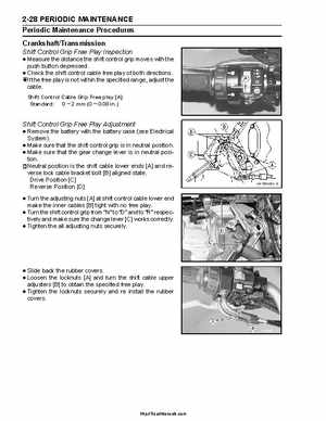 2004-2009 Kawasaki KFX 700 / KFX 700V Force Factory Service Manual, Page 45