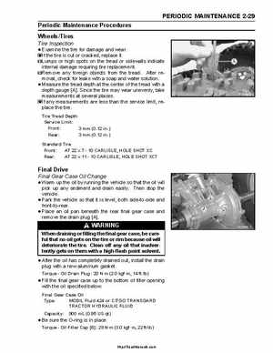 2004-2009 Kawasaki KFX 700 / KFX 700V Force Factory Service Manual, Page 46