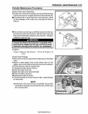 2004-2009 Kawasaki KFX 700 / KFX 700V Force Factory Service Manual, Page 48