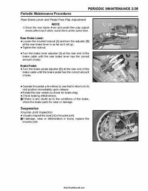 2004-2009 Kawasaki KFX 700 / KFX 700V Force Factory Service Manual, Page 52