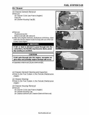 2004-2009 Kawasaki KFX 700 / KFX 700V Force Factory Service Manual, Page 81
