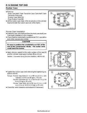 2004-2009 Kawasaki KFX 700 / KFX 700V Force Factory Service Manual, Page 122
