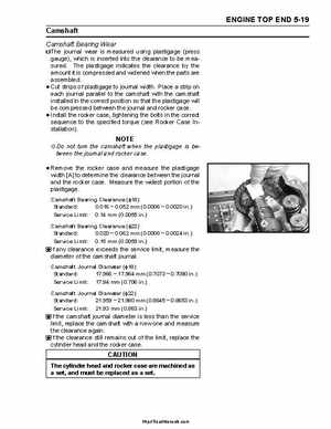 2004-2009 Kawasaki KFX 700 / KFX 700V Force Factory Service Manual, Page 127