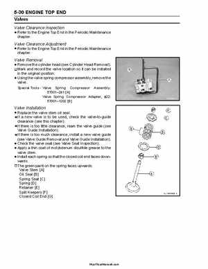 2004-2009 Kawasaki KFX 700 / KFX 700V Force Factory Service Manual, Page 138