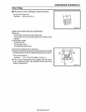 2004-2009 Kawasaki KFX 700 / KFX 700V Force Factory Service Manual, Page 168