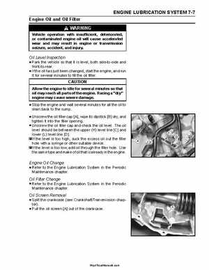 2004-2009 Kawasaki KFX 700 / KFX 700V Force Factory Service Manual, Page 185