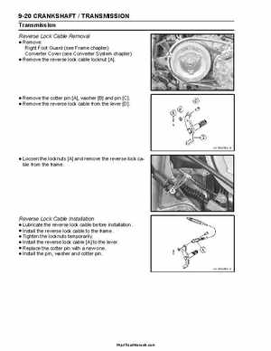 2004-2009 Kawasaki KFX 700 / KFX 700V Force Factory Service Manual, Page 216