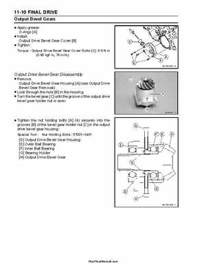 2004-2009 Kawasaki KFX 700 / KFX 700V Force Factory Service Manual, Page 246