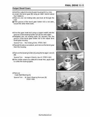 2004-2009 Kawasaki KFX 700 / KFX 700V Force Factory Service Manual, Page 247
