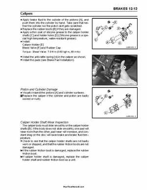 2004-2009 Kawasaki KFX 700 / KFX 700V Force Factory Service Manual, Page 285