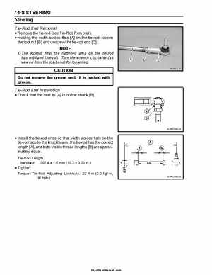 2004-2009 Kawasaki KFX 700 / KFX 700V Force Factory Service Manual, Page 318