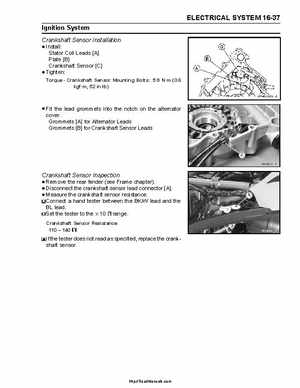 2004-2009 Kawasaki KFX 700 / KFX 700V Force Factory Service Manual, Page 371
