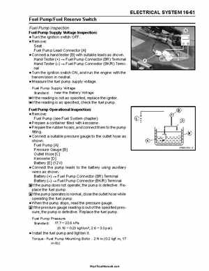 2004-2009 Kawasaki KFX 700 / KFX 700V Force Factory Service Manual, Page 395