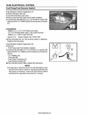 2004-2009 Kawasaki KFX 700 / KFX 700V Force Factory Service Manual, Page 396