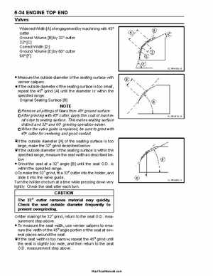 2004 Kawasaki KFX 700 V Force Factory Service Manual, Page 142