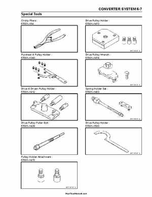 2004 Kawasaki KFX 700 V Force Factory Service Manual, Page 158