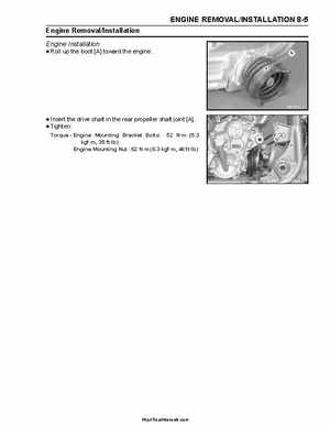 2004 Kawasaki KFX 700 V Force Factory Service Manual, Page 196