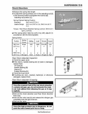 2004 Kawasaki KFX 700 V Force Factory Service Manual, Page 304