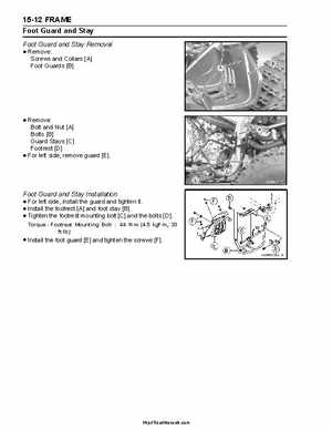 2004 Kawasaki KFX 700 V Force Factory Service Manual, Page 334