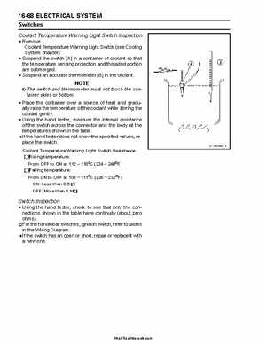 2004 Kawasaki KFX 700 V Force Factory Service Manual, Page 402