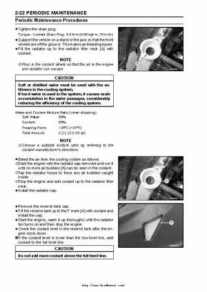 2004 Kawasaki KVF750 4x4, Service Manual., Page 40