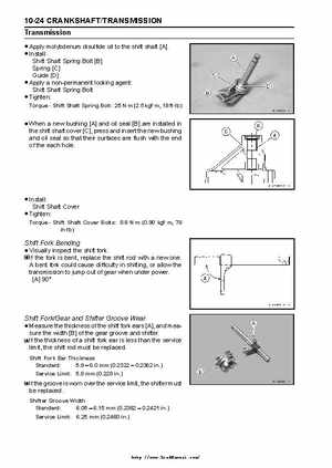 2004 Kawasaki KVF750 4x4, Service Manual., Page 231