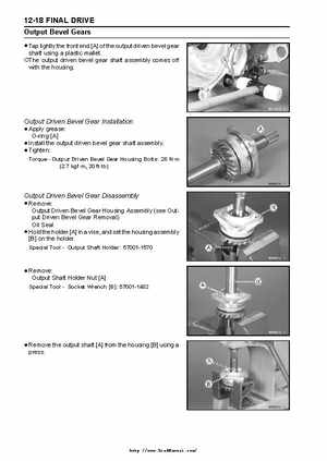 2004 Kawasaki KVF750 4x4, Service Manual., Page 267