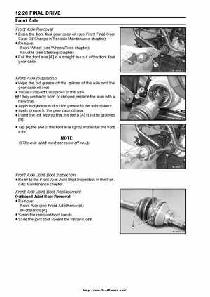 2004 Kawasaki KVF750 4x4, Service Manual., Page 275
