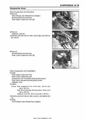 2004 Kawasaki KVF750 4x4, Service Manual., Page 361