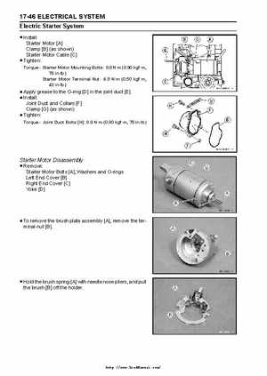 2004 Kawasaki KVF750 4x4, Service Manual., Page 446