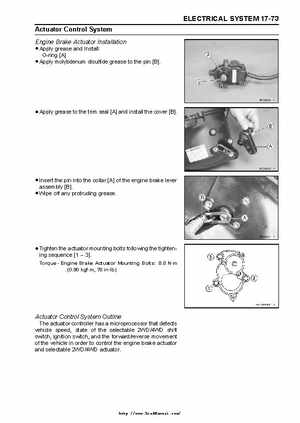 2004 Kawasaki KVF750 4x4, Service Manual., Page 473