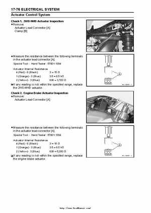 2004 Kawasaki KVF750 4x4, Service Manual., Page 476