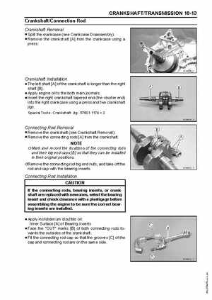 2005 Kawasaki Brute Force 750 4x4i, KVF 750 4x4 ATV Service Manual, Page 220