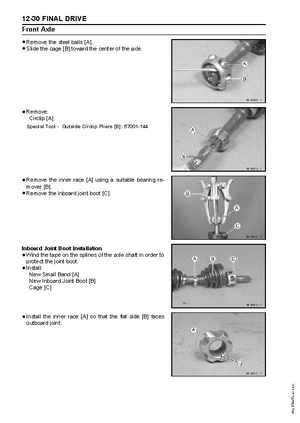 2005 Kawasaki Brute Force 750 4x4i, KVF 750 4x4 ATV Service Manual, Page 280