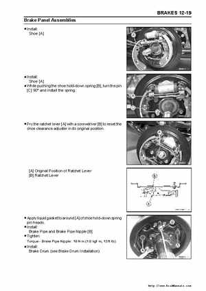2005 Kawasaki KAF400 Mule 600 and Mule 610 4x4 Service Manual, Page 281
