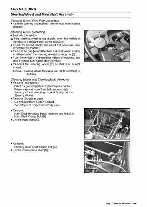 2005 Kawasaki KAF400 Mule 600 and Mule 610 4x4 Service Manual, Page 302