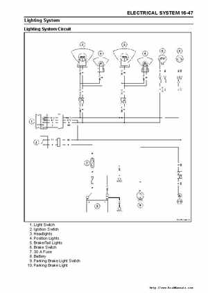 2005 Kawasaki KAF400 Mule 600 and Mule 610 4x4 Service Manual, Page 377