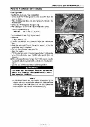 2005 Kawasaki KAF620 Mule 3010 Trans 4x4 Service Manual, Page 29