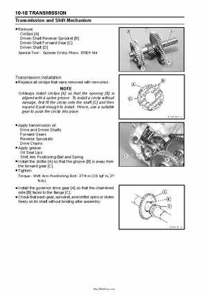 2005 Kawasaki KAF620 Mule 3010 Trans 4x4 Service Manual, Page 198