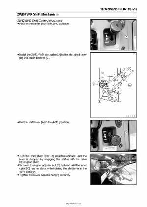 2005 Kawasaki KAF620 Mule 3010 Trans 4x4 Service Manual, Page 203