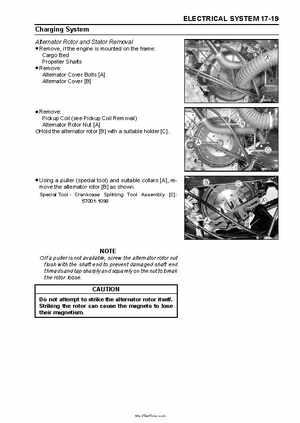 2005 Kawasaki KAF620 Mule 3010 Trans 4x4 Service Manual, Page 345