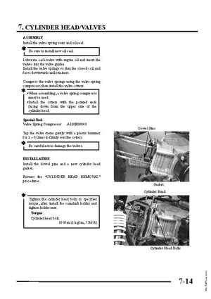 2007-2009 Kawasaki KFX50 service manual, Page 119