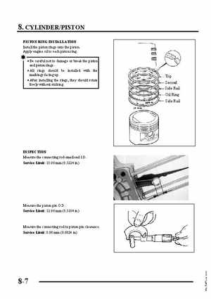2007-2009 Kawasaki KFX50 service manual, Page 127