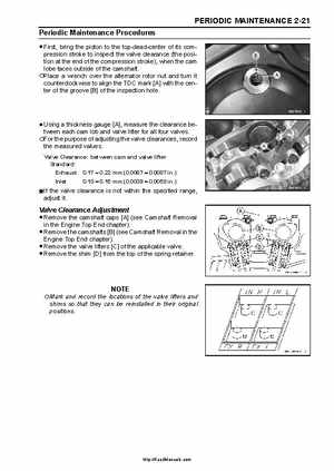 2008-2010 Kawasaki KFX450R Factory Service Manual, Page 40