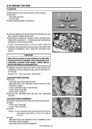 2008-2010 Kawasaki KFX450R Factory Service Manual, Page 179