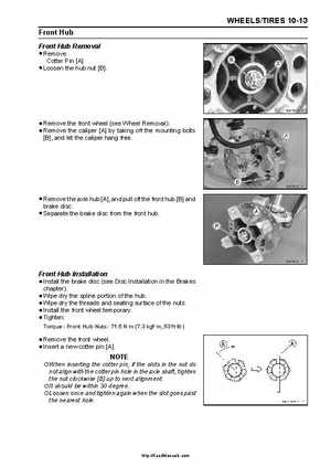 2008-2010 Kawasaki KFX450R Factory Service Manual, Page 292