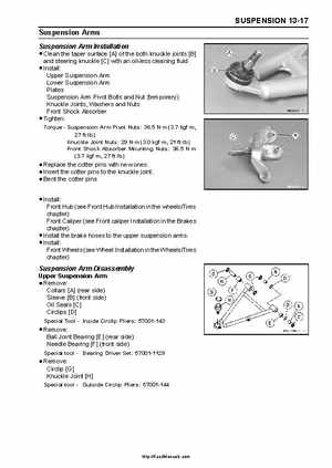 2008-2010 Kawasaki KFX450R Factory Service Manual, Page 358