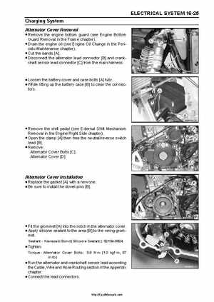 2008-2010 Kawasaki KFX450R Factory Service Manual, Page 425