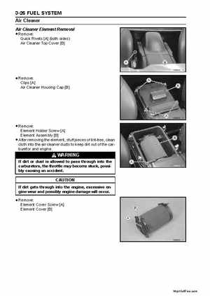 2008 Kawasaki Teryx 750 Service Manual, Page 95